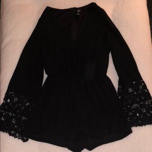 Windsor Black Romper